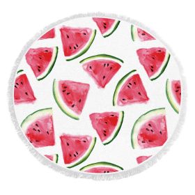 Fruit round beach towel (Option: 3 style-150 x 150cm)